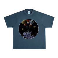 Midnight Navy Space Travel Urban Heavy Tee - Bettercallsaul