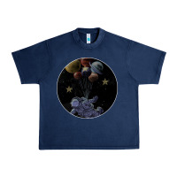 Navy Space Travel Urban Heavy Tee - Bettercallsaul