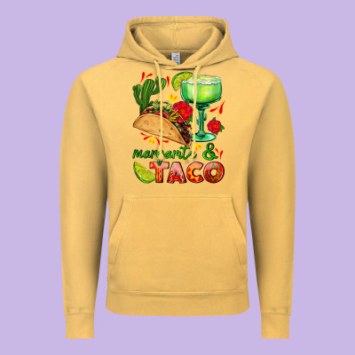 Margarita And Taco Vintage Hoodie Designed By Adodesignshop