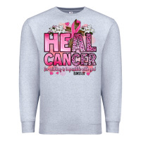 Heal Cancer For Nothing Is Impossible With God Luk Premium Sweatshirt | Teevron