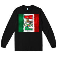 Black mexico papa Long Sleeve Tee - Zillion Design Studio