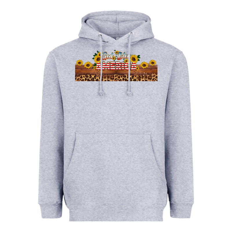 God Bless America Libbey Cup Heavyweight Hoodie by HRA Design Shop | Teevron