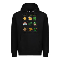 Black god says you are st patrick's day Premium Hoodie - MaliasSmallBusiness