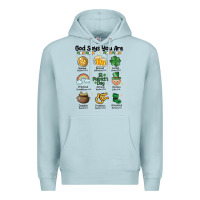 Blue Mist god says you are st patrick's day Premium Hoodie - MaliasSmallBusiness