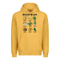 Mustard god says you are st patrick's day Premium Hoodie - MaliasSmallBusiness