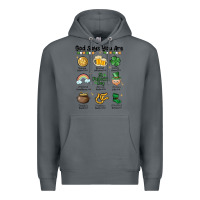 Rock god says you are st patrick's day Premium Hoodie - MaliasSmallBusiness