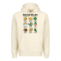 Sandshell god says you are st patrick's day Premium Hoodie - MaliasSmallBusiness