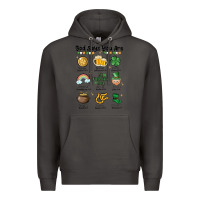 Smoke god says you are st patrick's day Premium Hoodie - MaliasSmallBusiness