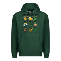 Sports Green god says you are st patrick's day Premium Hoodie - MaliasSmallBusiness