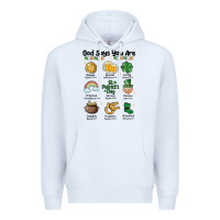 White god says you are st patrick's day Premium Hoodie - MaliasSmallBusiness