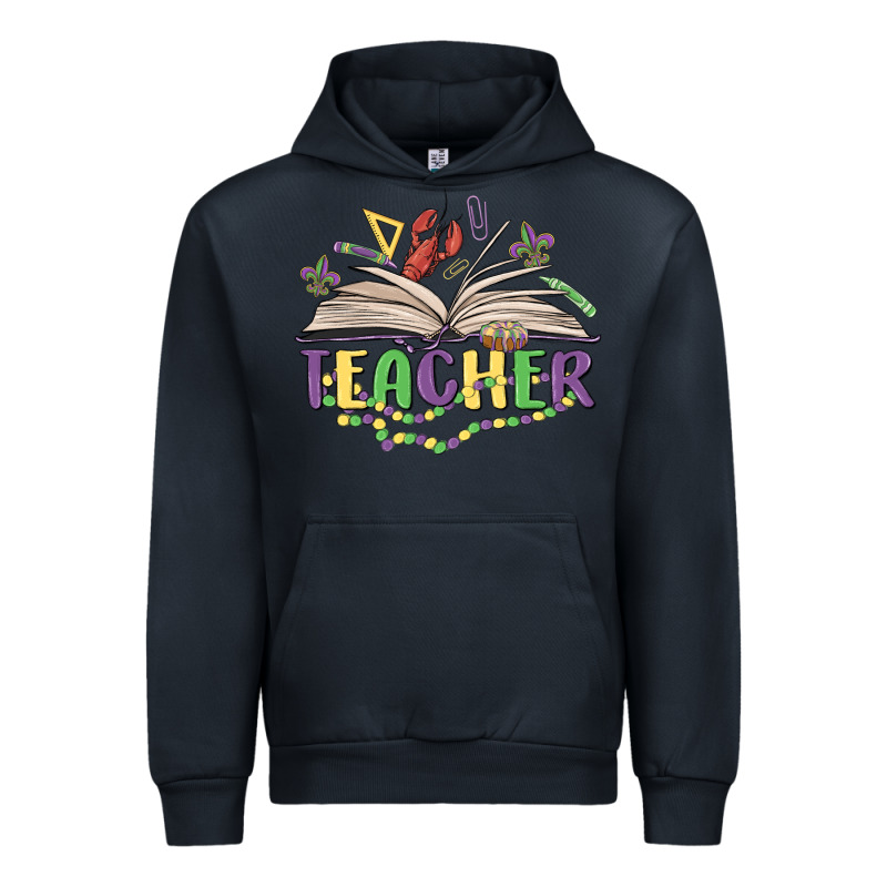 Teacher Mardi Gras Urban Hoodie by MaliasSmallBusiness | Teevron