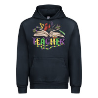 Navy teacher mardi gras Urban Hoodie - MaliasSmallBusiness