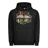 Pigment Black teacher mardi gras Urban Hoodie - MaliasSmallBusiness