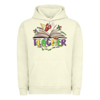 Pigment Pistachio teacher mardi gras Urban Hoodie - MaliasSmallBusiness