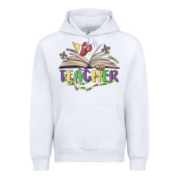 White teacher mardi gras Urban Hoodie - MaliasSmallBusiness