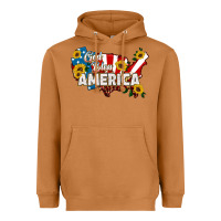 Meerkat god bless america Heavyweight Hoodie - HRA Design Shop