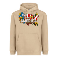 Mushroom god bless america Heavyweight Hoodie - HRA Design Shop