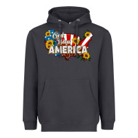 Smoke god bless america Heavyweight Hoodie - HRA Design Shop