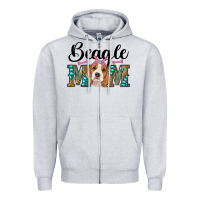 Western Beagle Mom Zipper Hoodie | Teevron