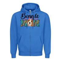 True Royal western beagle mom Zipper Hoodie - RanaPortraitStore