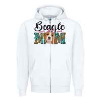 White western beagle mom Zipper Hoodie - RanaPortraitStore