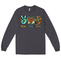 Smoke peace love jesus Long Sleeve Tee - texasbilliewilder