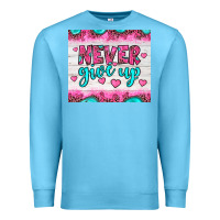 Ocean Blue never give up Premium Sweatshirt - JahusDesignShop