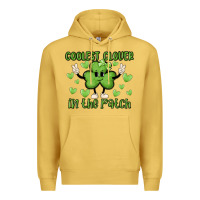Antique Gold coolest clover to pinch Premium Hoodie - MaliasSmallBusiness