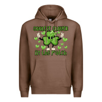 Chestnut coolest clover to pinch Premium Hoodie - MaliasSmallBusiness