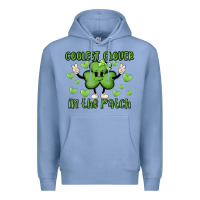 Colony Blue coolest clover to pinch Premium Hoodie - MaliasSmallBusiness