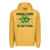 Mustard coolest clover to pinch Premium Hoodie - MaliasSmallBusiness