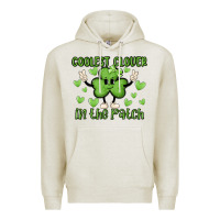 Oatmeal Heather coolest clover to pinch Premium Hoodie - MaliasSmallBusiness