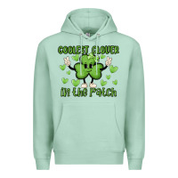 Seafoam coolest clover to pinch Premium Hoodie - MaliasSmallBusiness