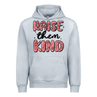 Heather Grey raise them kind Urban Hoodie - MaliasSmallBusiness