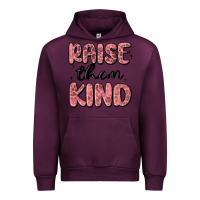Mauve Wine raise them kind Urban Hoodie - MaliasSmallBusiness