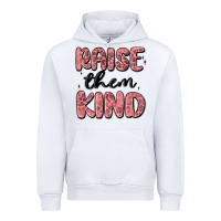 White raise them kind Urban Hoodie - MaliasSmallBusiness