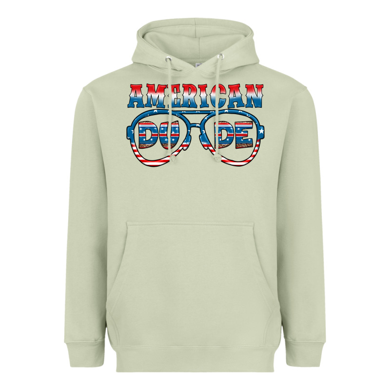 American Dude Heavyweight Hoodie by HRA Design Shop | Teevron