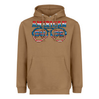 Toasted Coconut american dude Heavyweight Hoodie - HRA Design Shop