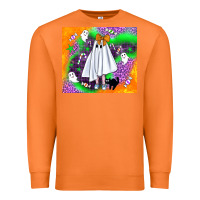 Carrot cute ghost halloween tumbler Premium Sweatshirt - BundleAndBundleShop
