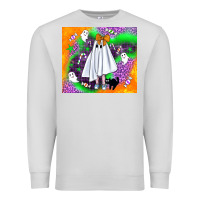 Dove Grey cute ghost halloween tumbler Premium Sweatshirt - BundleAndBundleShop