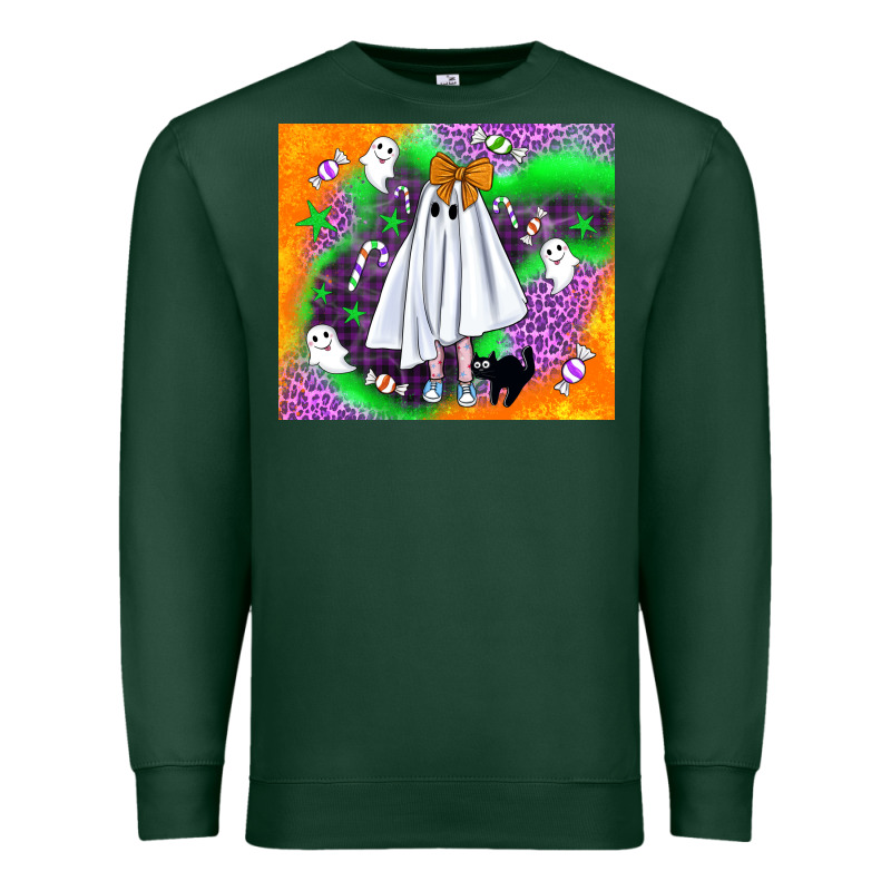 Cute Ghost Halloween Tumbler Premium Sweatshirt by BundleAndBundleShop | Teevron