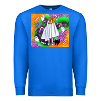 True Royal cute ghost halloween tumbler Premium Sweatshirt - BundleAndBundleShop