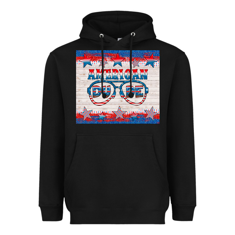 American Dude Heavyweight Hoodie by HRA Design Shop | Teevron