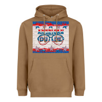 Toasted Coconut American dude Heavyweight Hoodie - HRA Design Shop