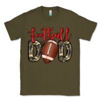 Army Green football dad Classic Tee - Zillion Design Studio