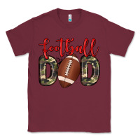 Burgundy football dad Classic Tee - Zillion Design Studio