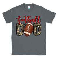 Charcoal Heather football dad Classic Tee - Zillion Design Studio