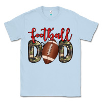 Dusty Blue football dad Classic Tee - Zillion Design Studio