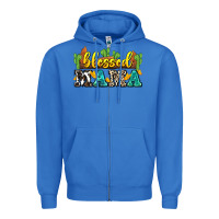 True Royal blessed mama Zipper Hoodie - Zillion Design Studio