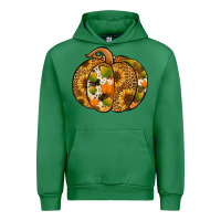 Emerald Leopard cowhide sunflower pumpkin Urban Hoodie - NancyCooperArtShop